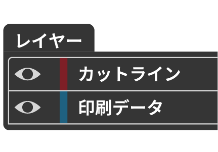 カットラインレイヤーをつくる